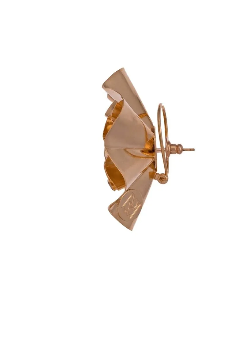 Gold Plated Blossom Earrings