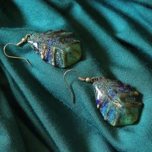 Handmade Unique Enamel Earrings