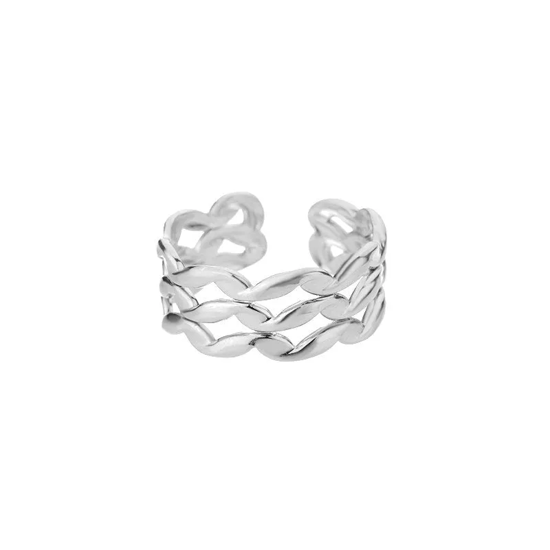 Hollow Heart Ring For Women Party Accessories Jewelry