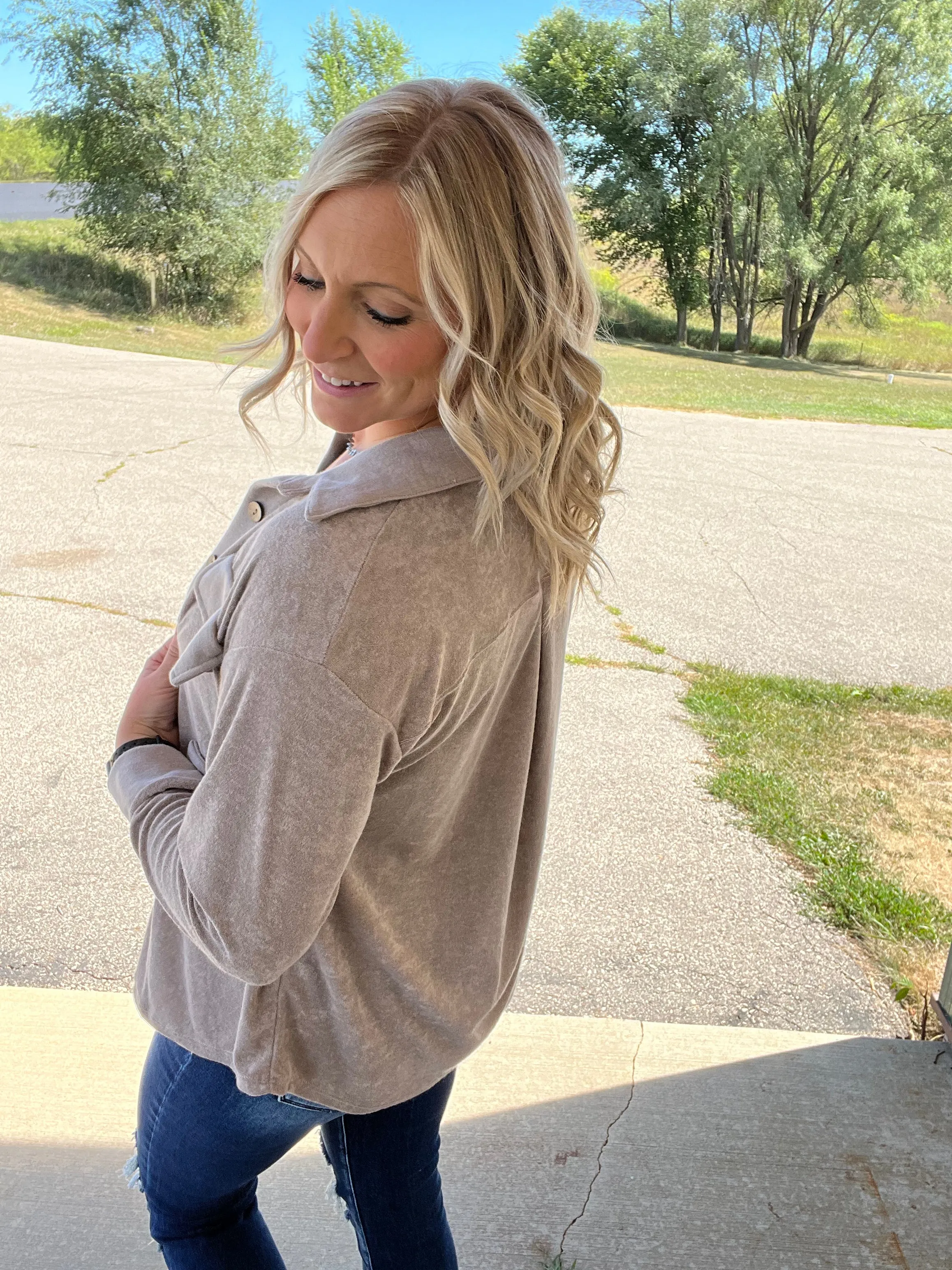 In The Moment Shacket FINAL SALE