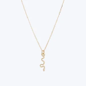 Itty Bitty Snake Charm Necklace