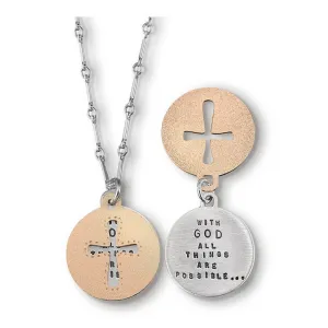 Kathy Bransfield With God All Things Are Possible Necklace