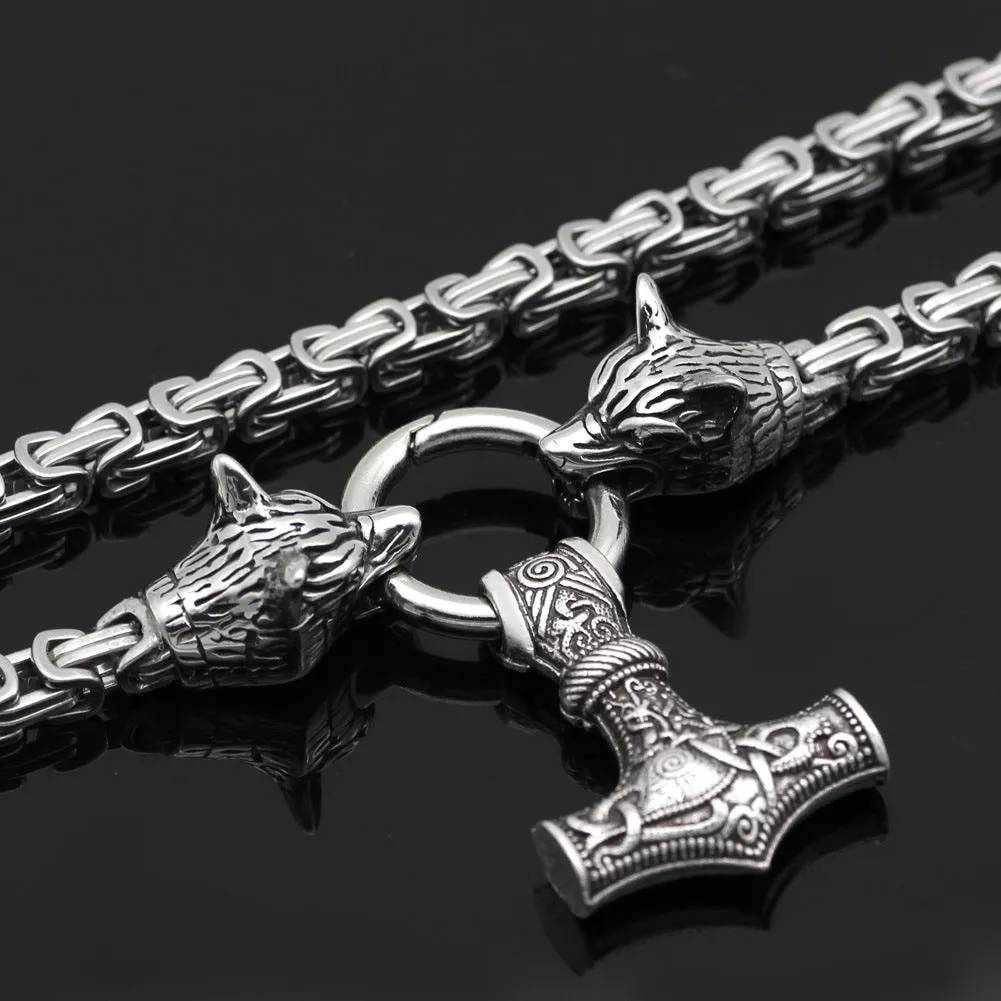 Kerr Thor's Hammer - Viking Pendant Necklace by The Nevermore