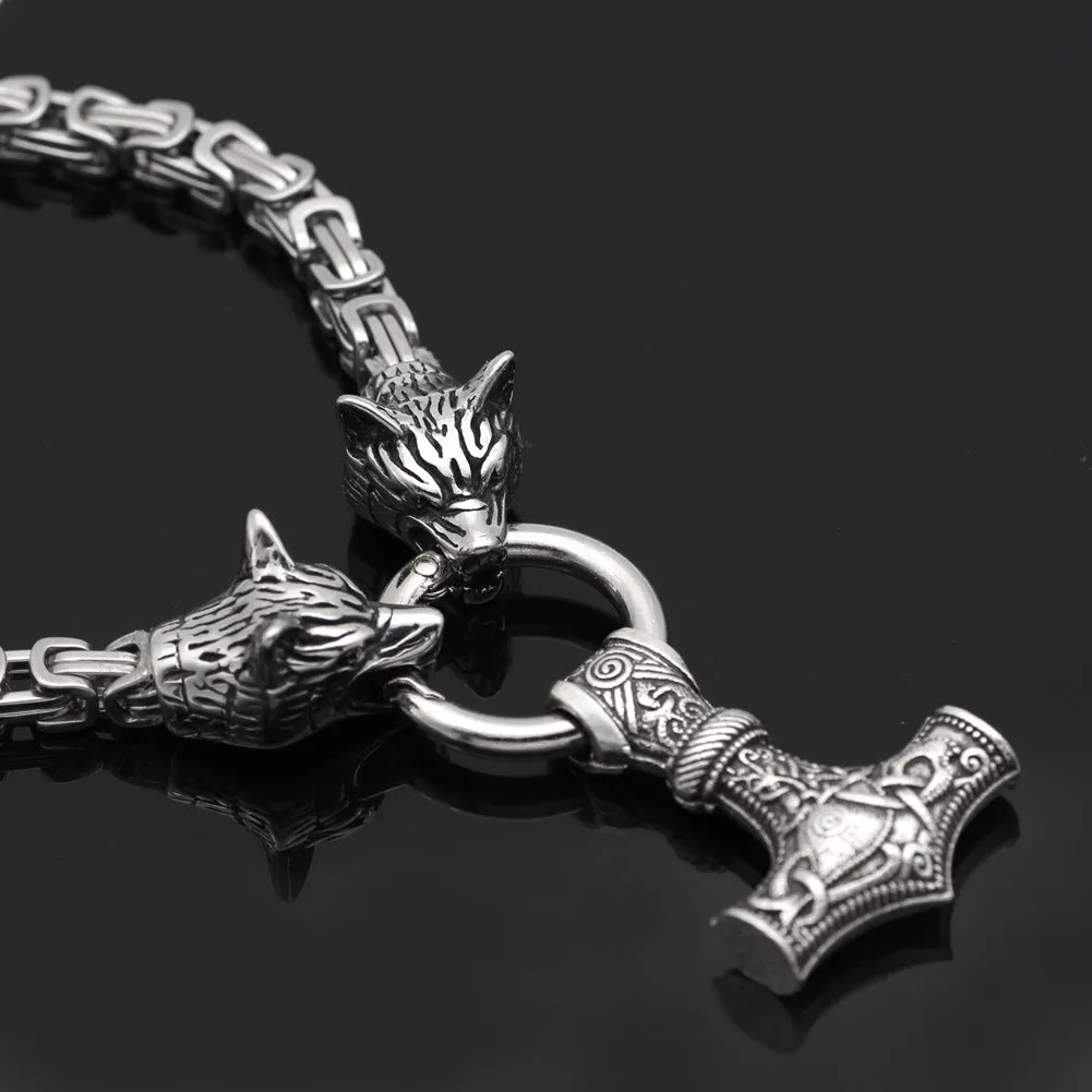 Kerr Thor's Hammer - Viking Pendant Necklace by The Nevermore
