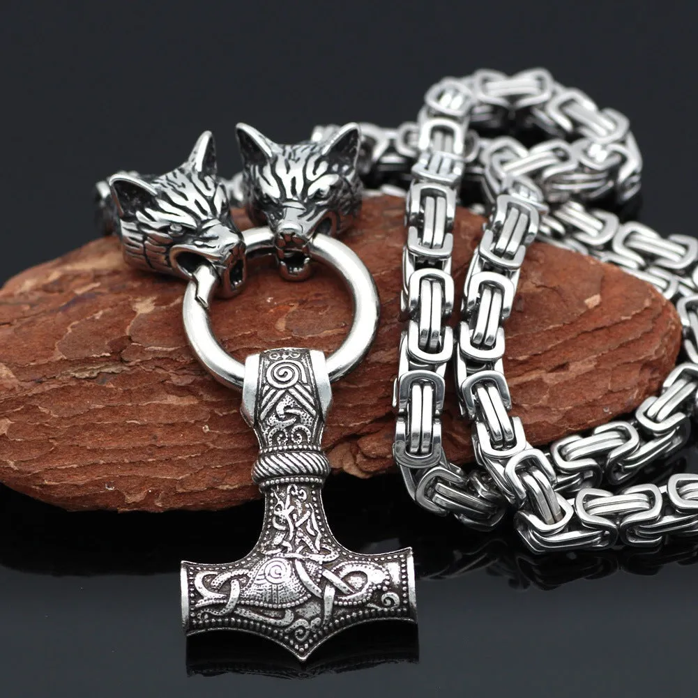 Kerr Thor's Hammer - Viking Pendant Necklace by The Nevermore
