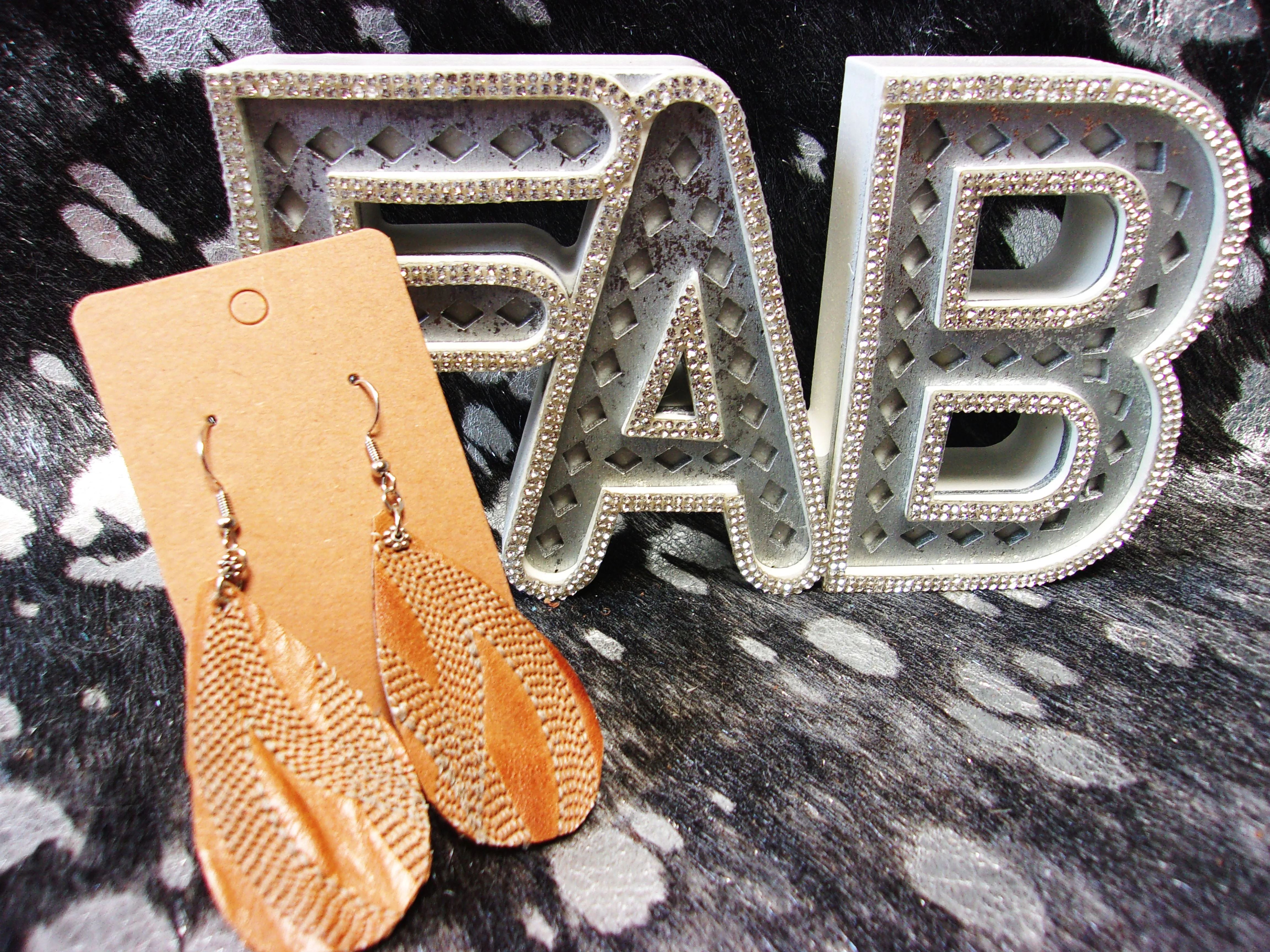 Leather Earrings ER51