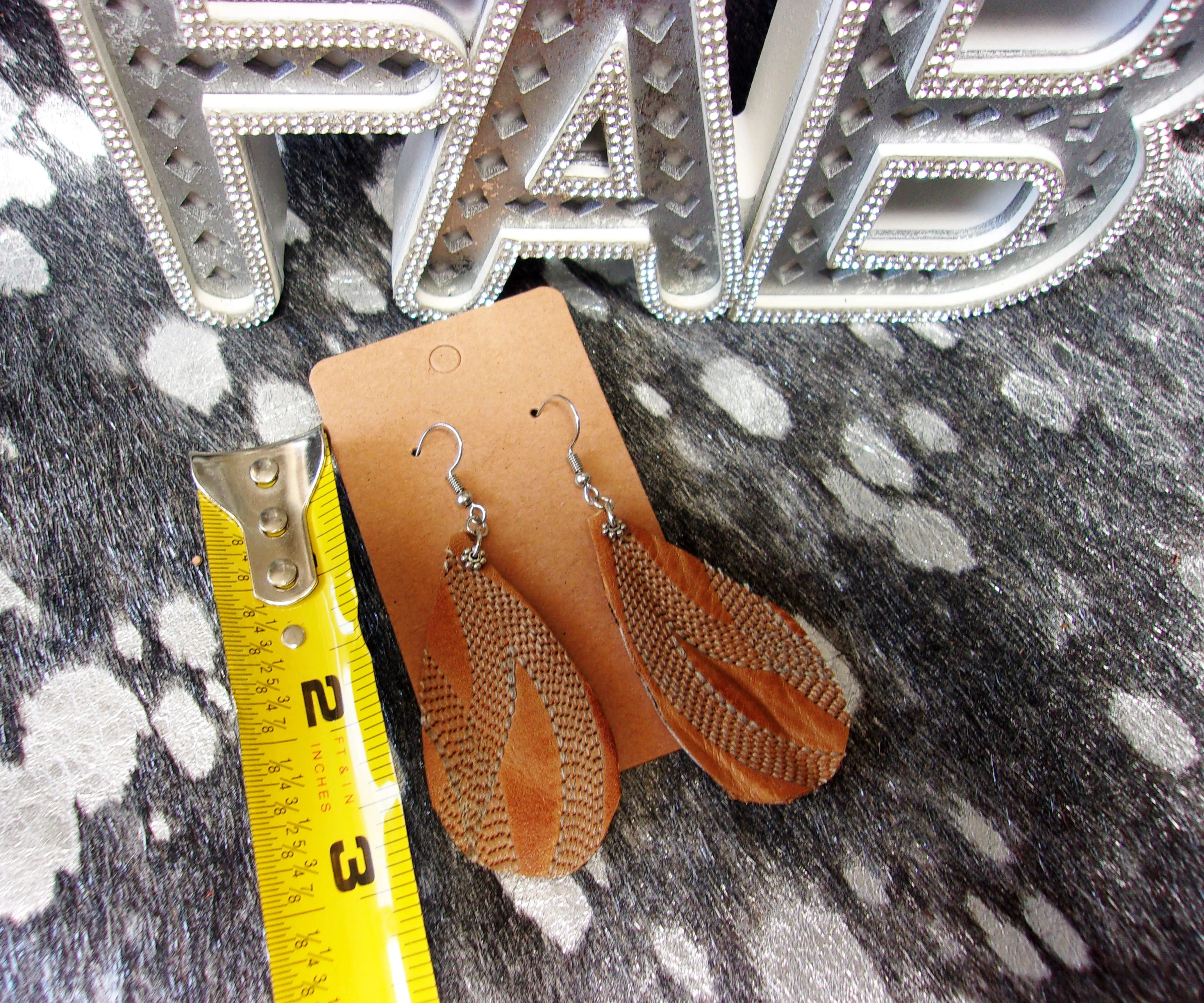 Leather Earrings ER51