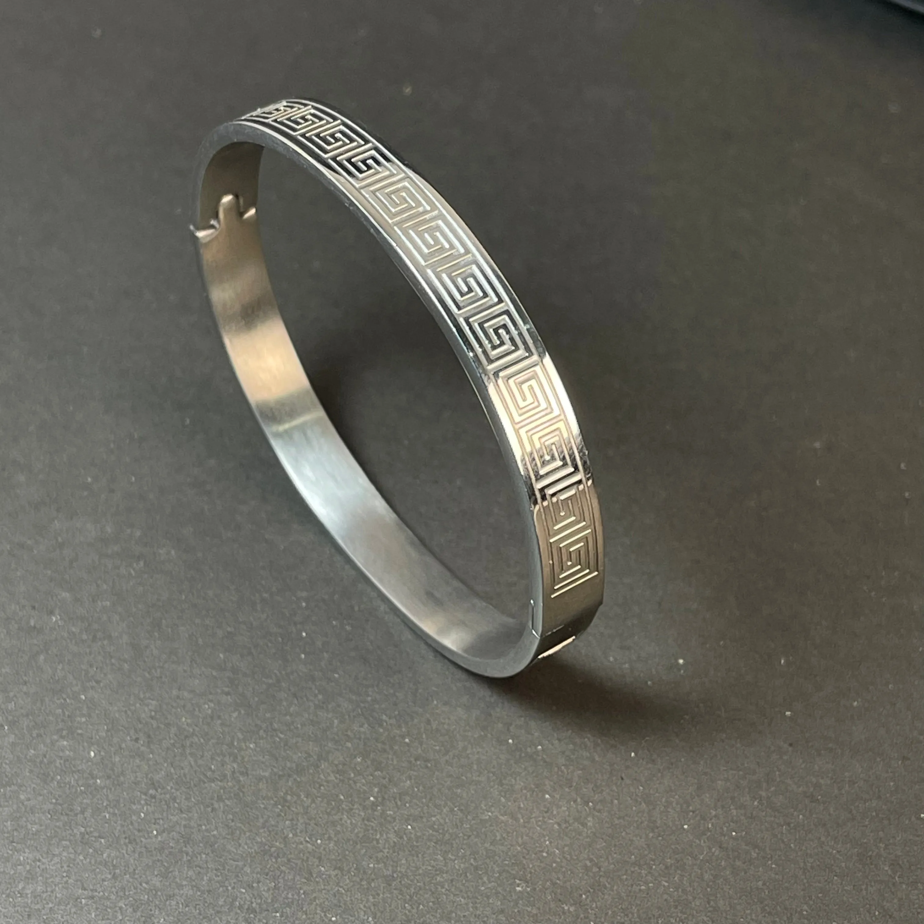 Majestic Silver Cuff Bracelet For Men