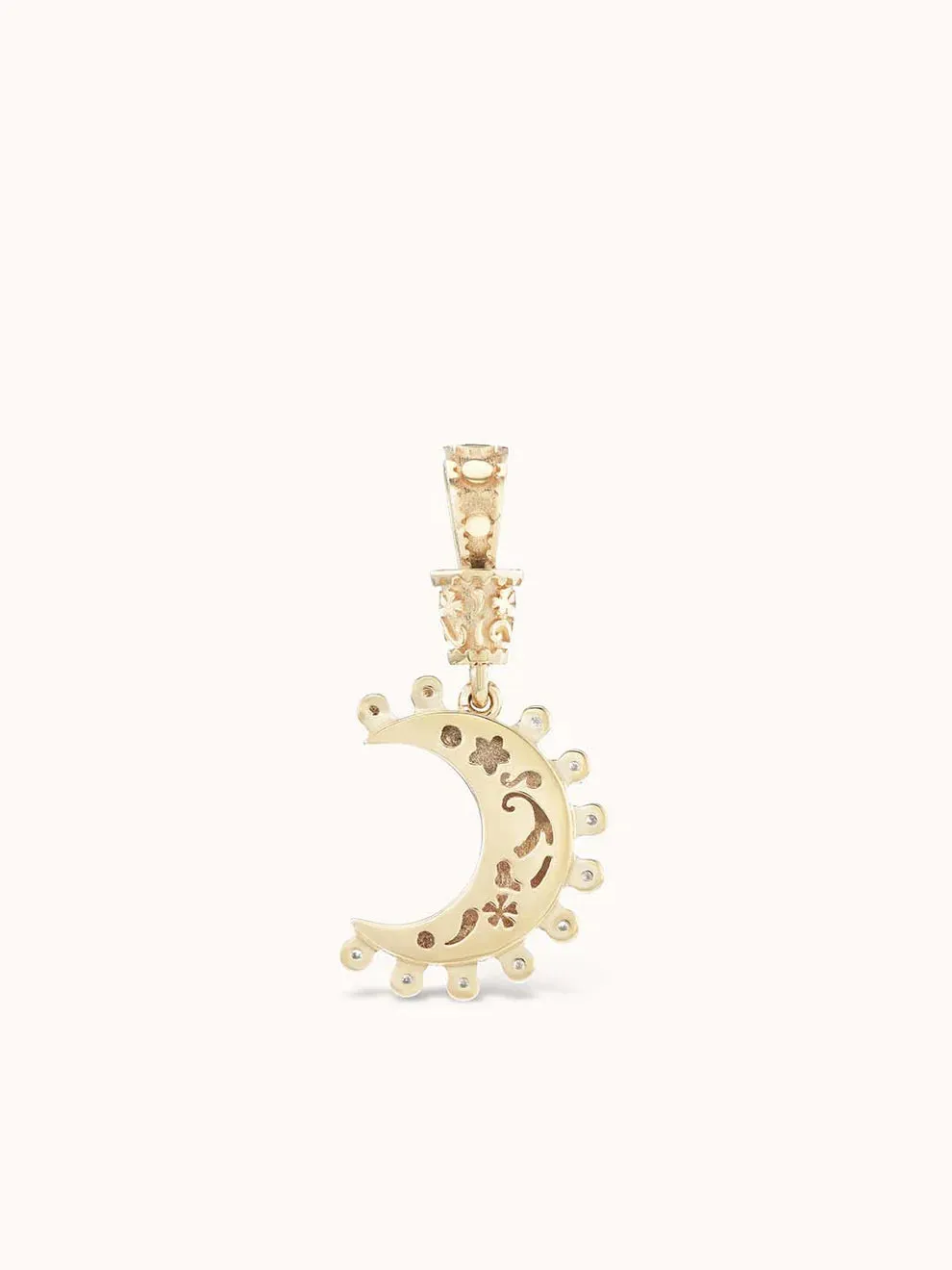 Marlo Laz Southwestern Moon Small White Diamond