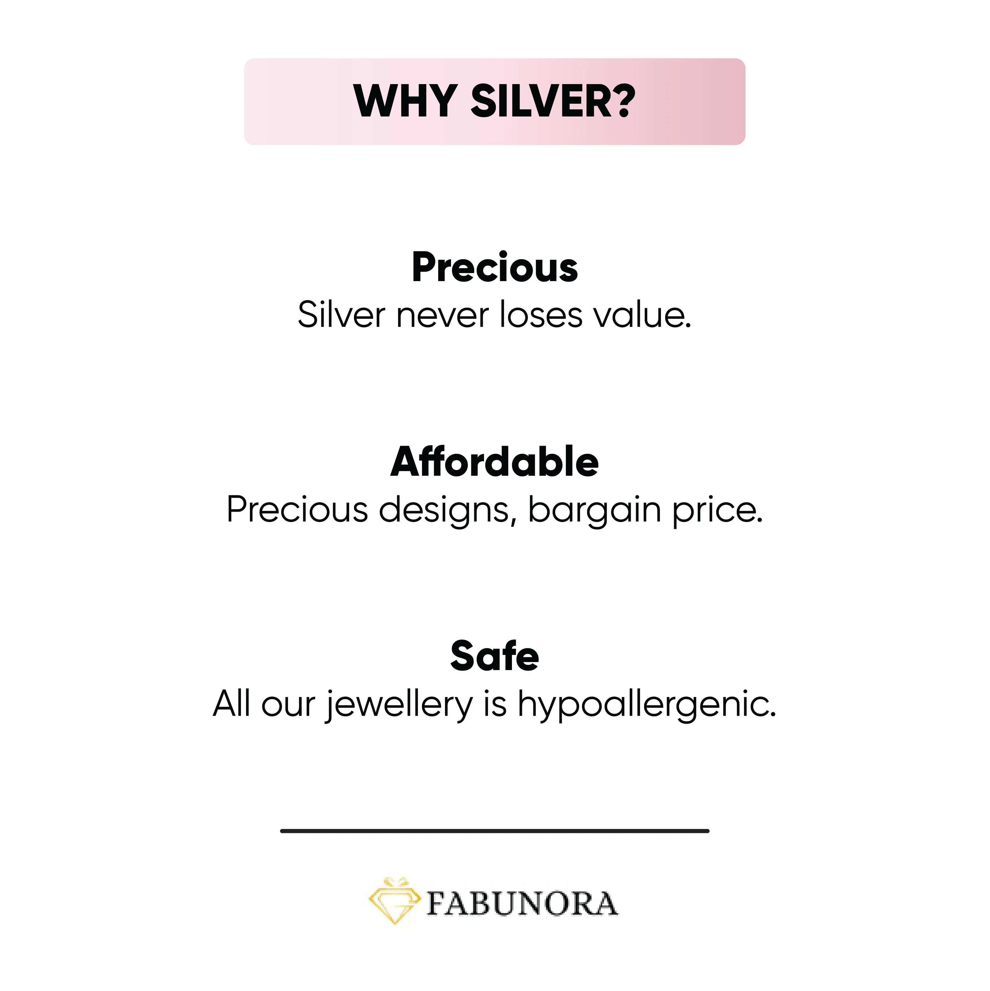 Meaningful Gift For Girlfriend - Pure Silver Necklace Gift Set