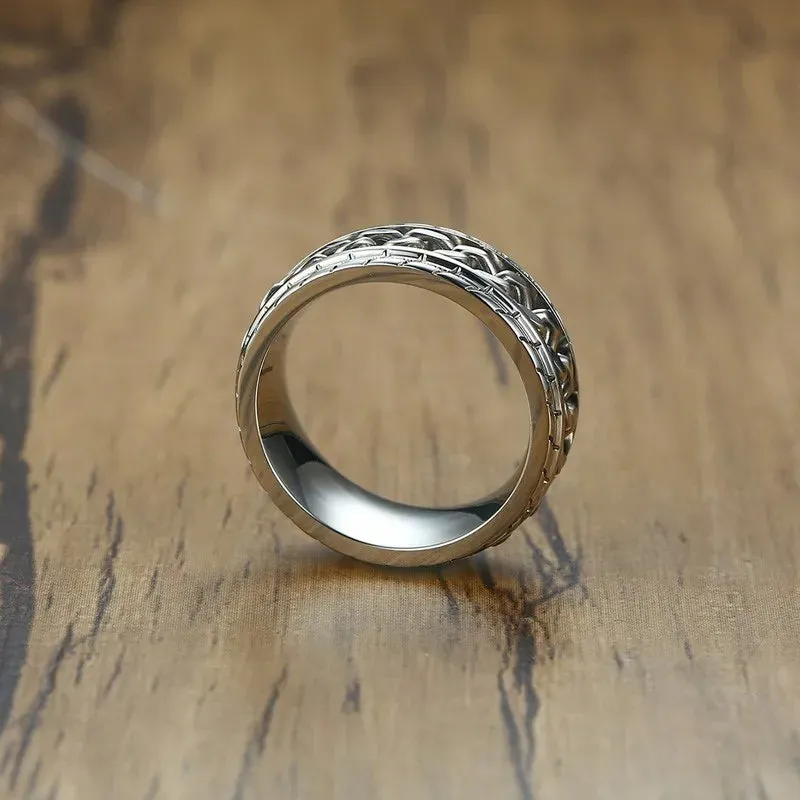 Meditation Ring Men Spinner Spinning Ring