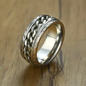 Meditation Ring Men Spinner Spinning Ring