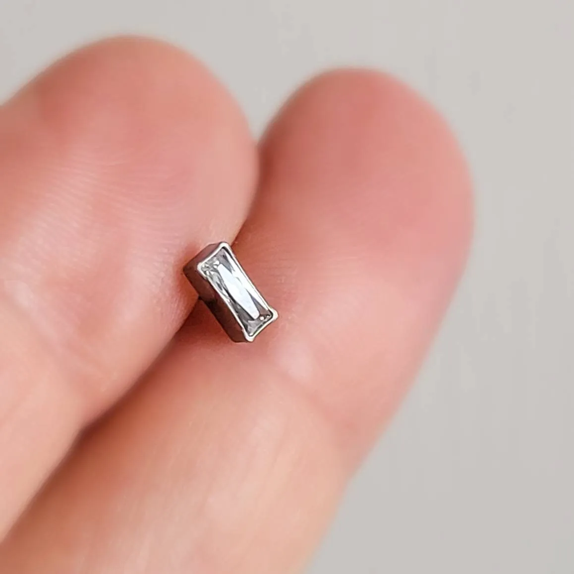 Modern Baguette Studs