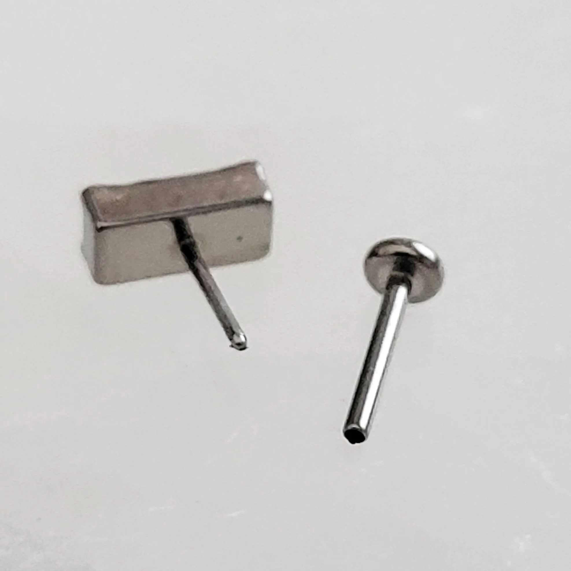 Modern Baguette Studs