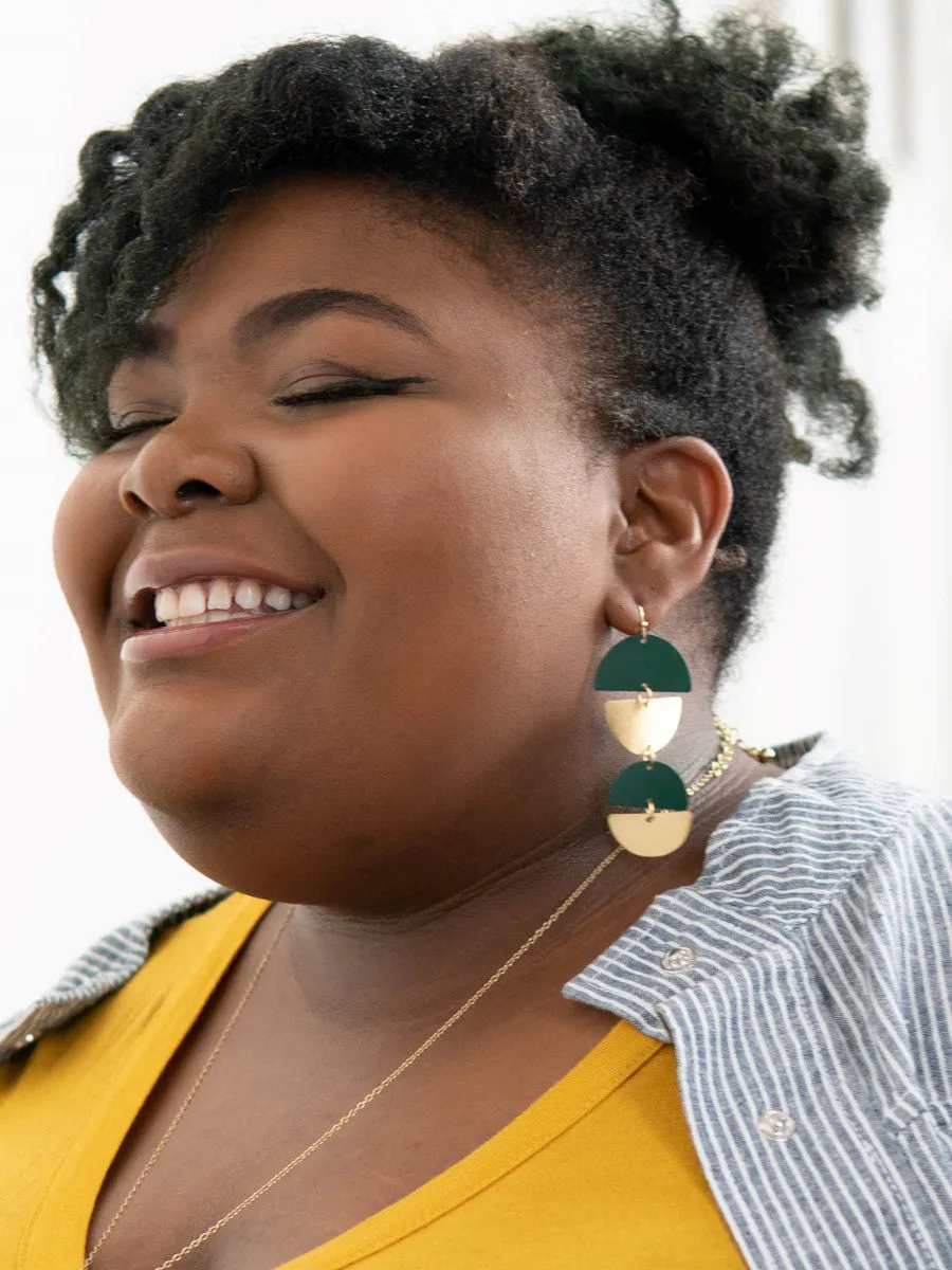 Modern Forest Earrings