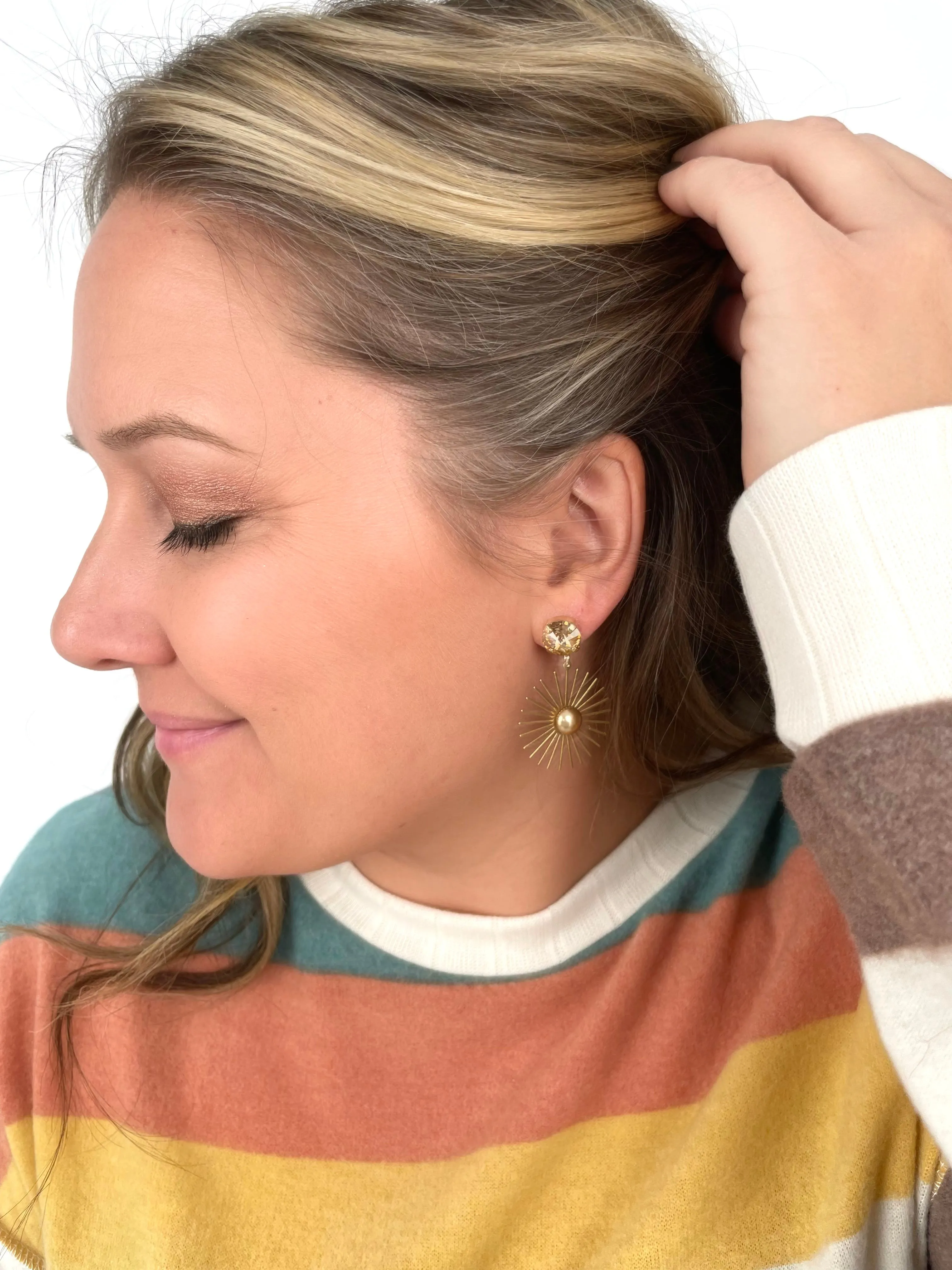 Modern Sun Earrings