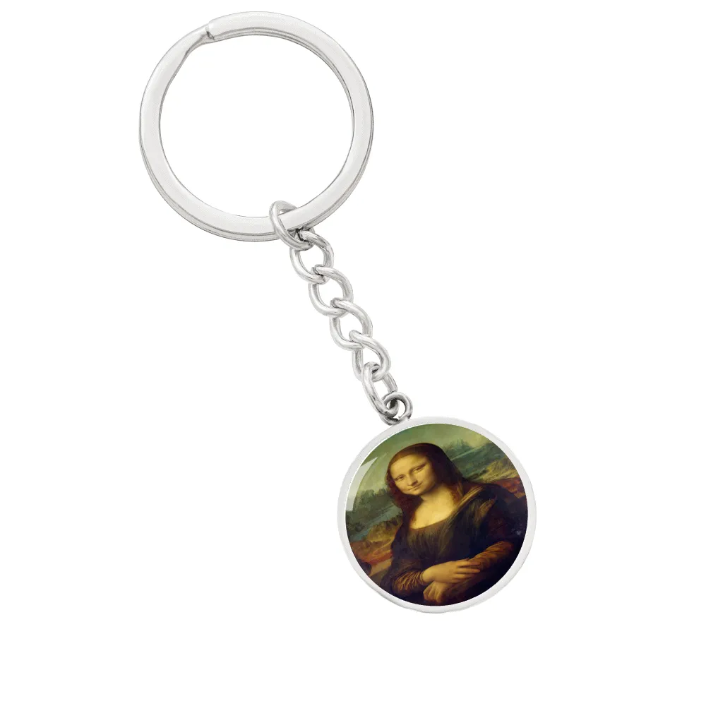 Mona Lisa Keychain, Gift For Artist