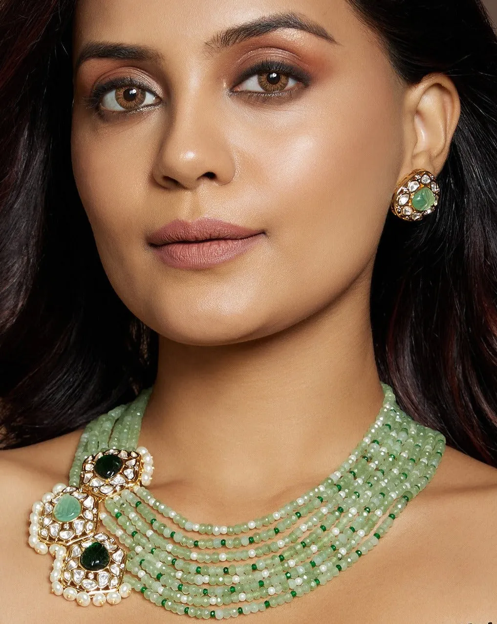 Multi Colour Layered Necklace Set
