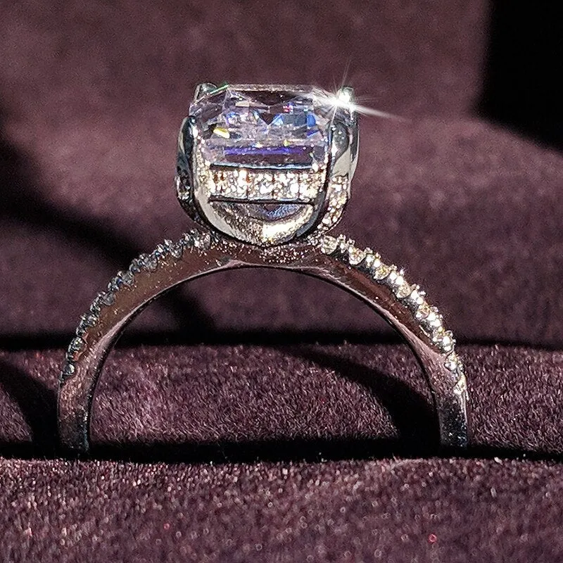 NEW ARRIVAL - Designer Luxury Princess Cut AAA  Quality CZ Diamonds High End Rings