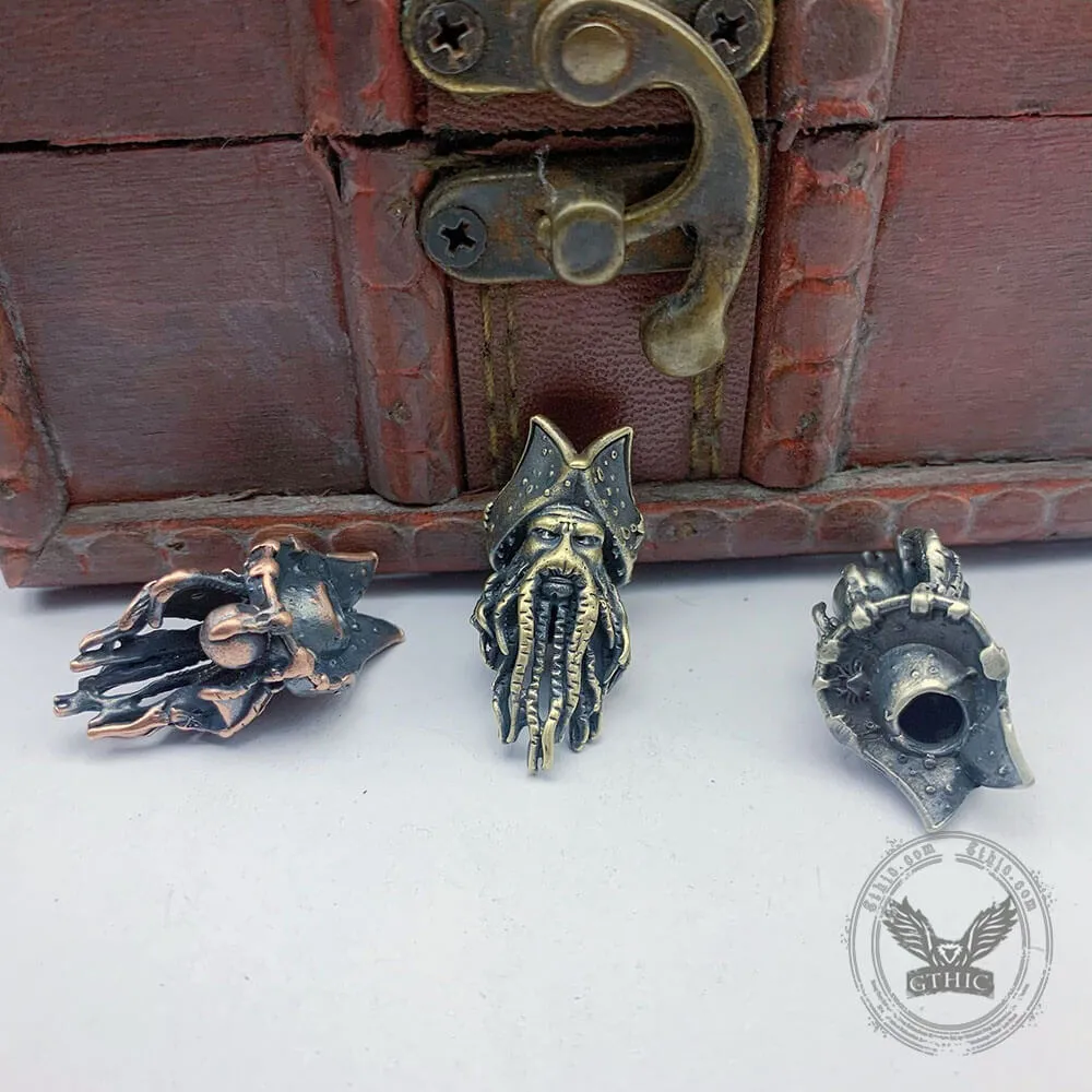 Octopus Pirate Copper Skull Braiding Beads