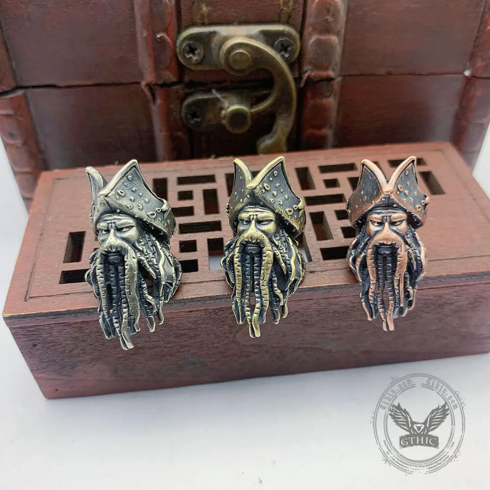 Octopus Pirate Copper Skull Braiding Beads