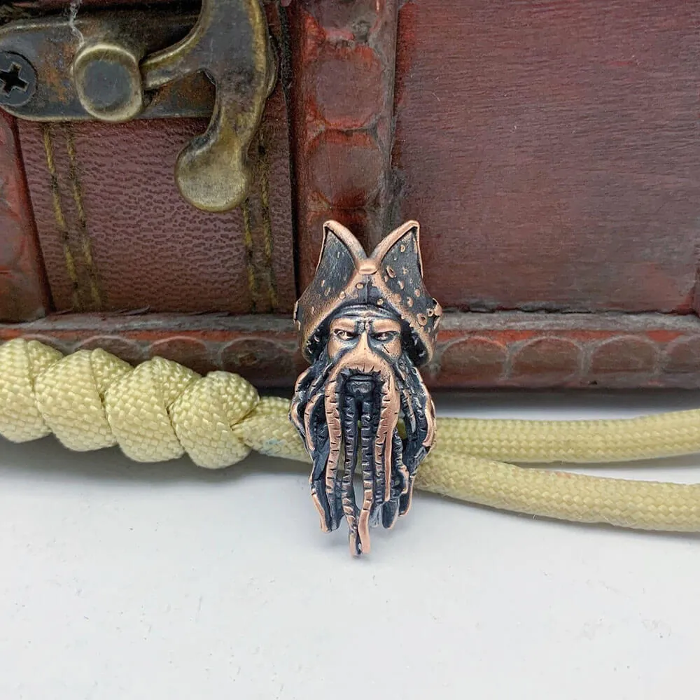 Octopus Pirate Copper Skull Braiding Beads