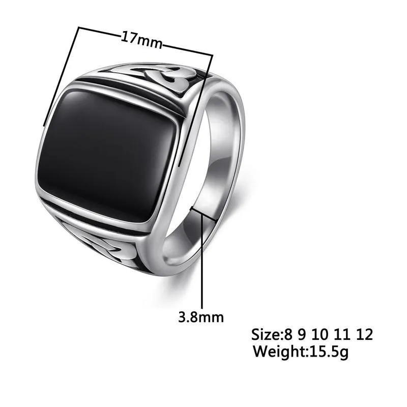 Odin Symbol Norse Viking Signet Ring
