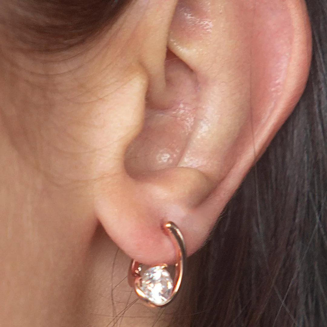 Opulent' Sapphire unique drop earrings