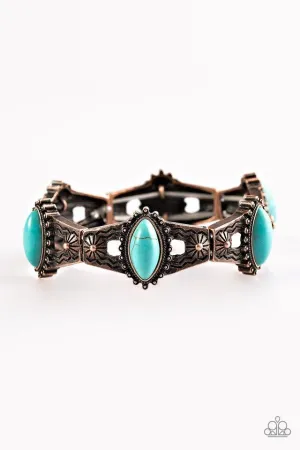 Paparazzi Bracelet ~ Majestic Deserts - Copper