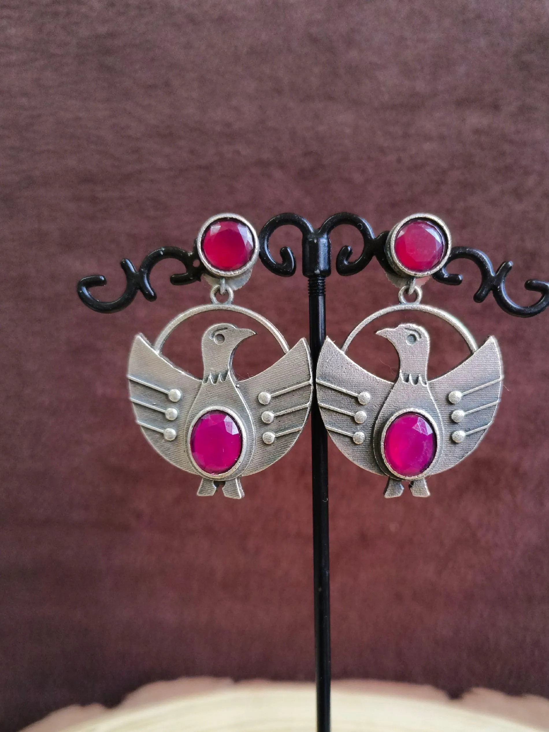Peacock Dangler Earrings | Sarichka