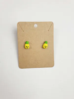 Pineapple stud earrings