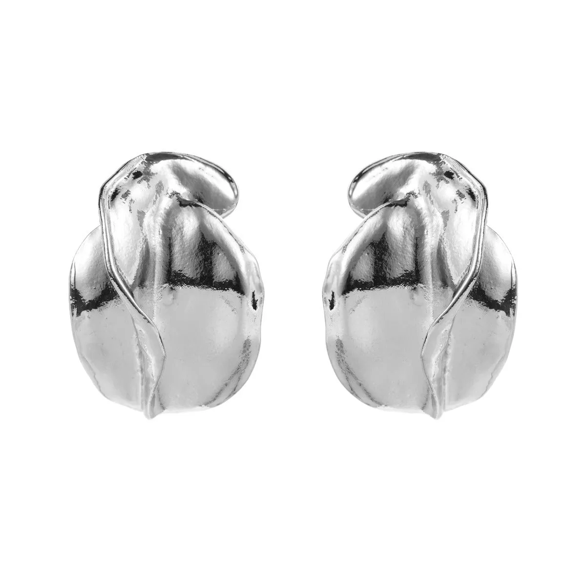 Pre Order:  Geometric Irregular Flower Bud Earrings