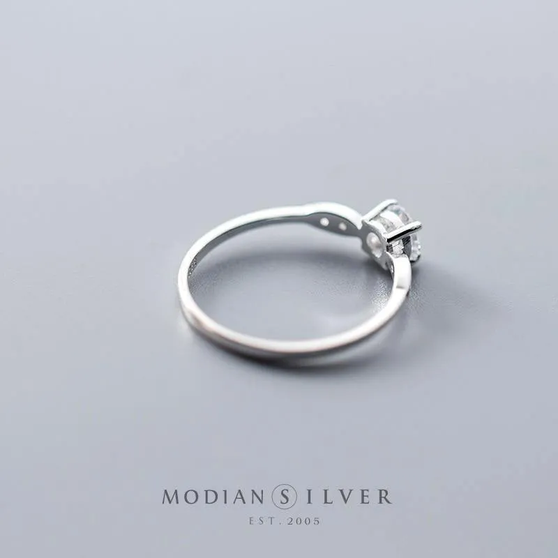 Radiant AAA  Quality CZ Diamonds Authentic Ring