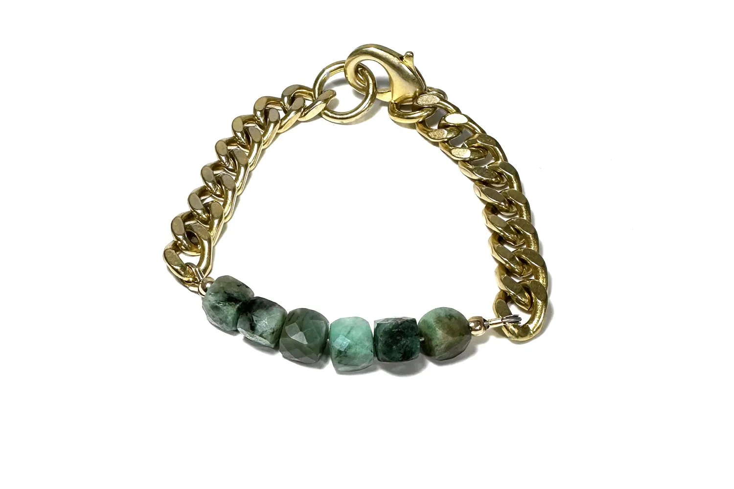 Remix: Faceted Emerald Cubes