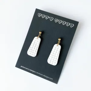 RILEY earrings in beige