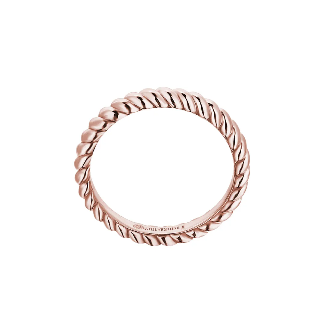 Rope Ring in Gold