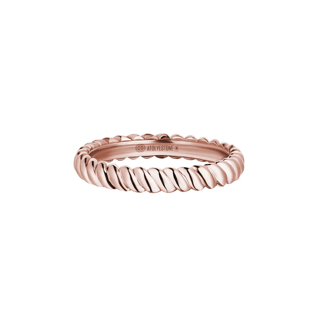 Rope Ring in Gold