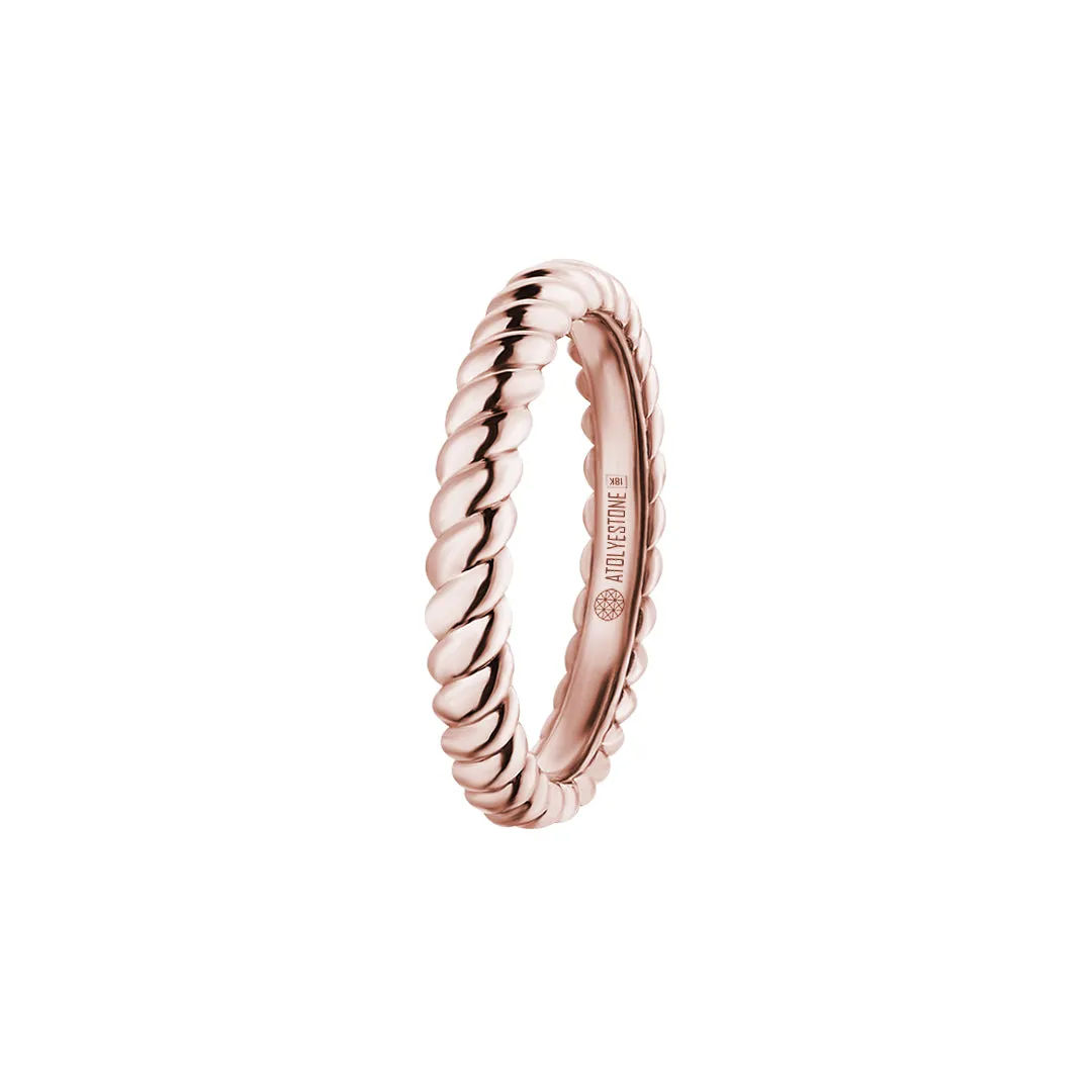 Rope Ring in Gold