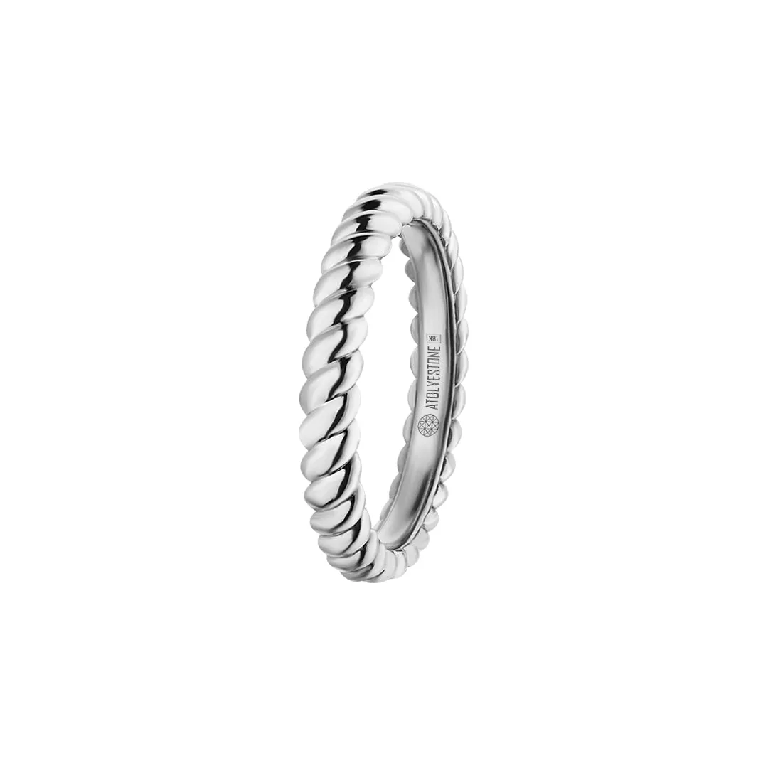 Rope Ring in Gold