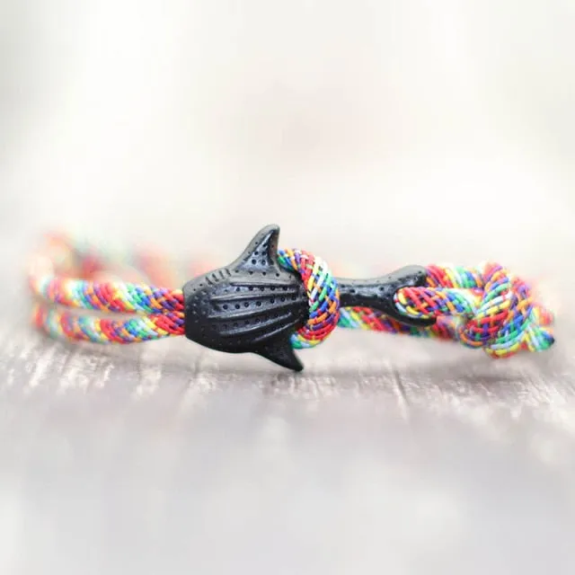 Save a Shark Bracelet | Whale Shark Milan Rope 14 Colors 🔥