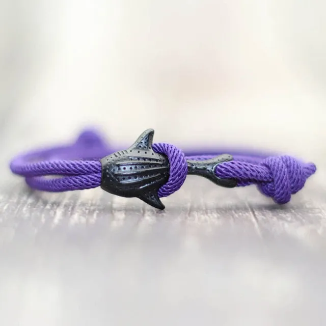 Save a Shark Bracelet | Whale Shark Milan Rope 14 Colors 🔥