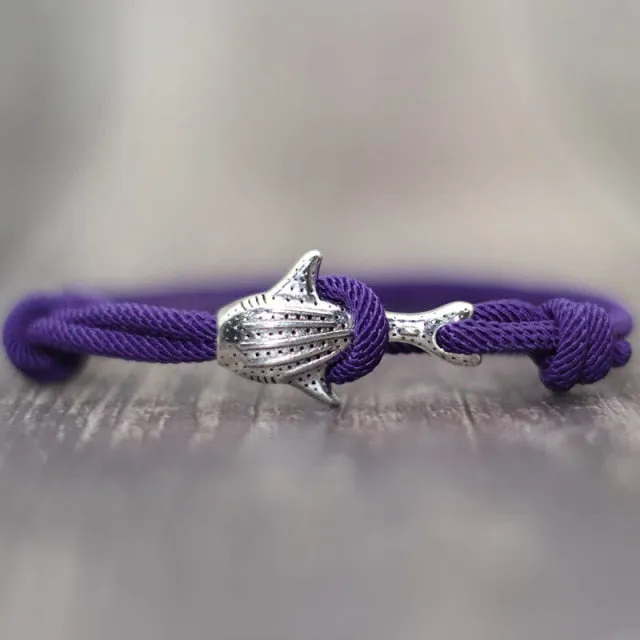 Save a Shark Bracelet | Whale Shark Milan Rope 14 Colors 🔥