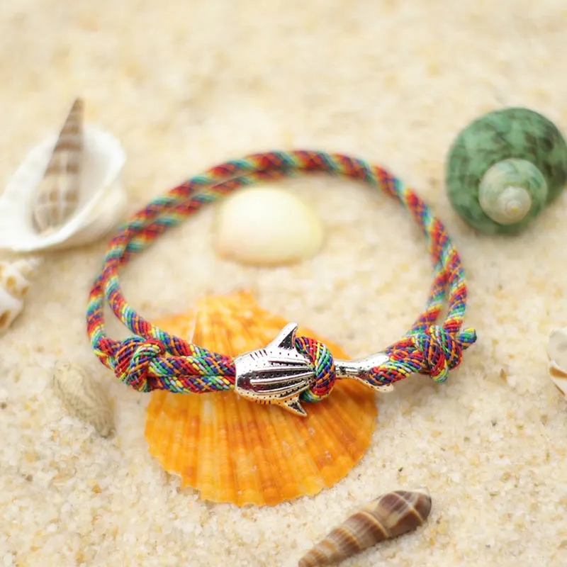 Save a Shark Bracelet | Whale Shark Milan Rope 14 Colors 🔥