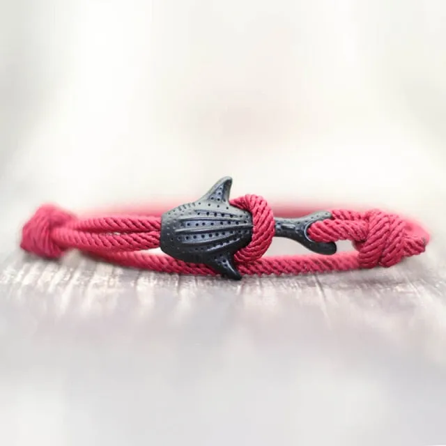 Save a Shark Bracelet | Whale Shark Milan Rope 14 Colors 🔥