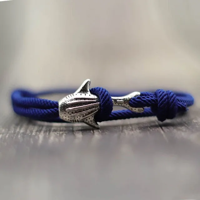 Save a Shark Bracelet | Whale Shark Milan Rope 14 Colors 🔥