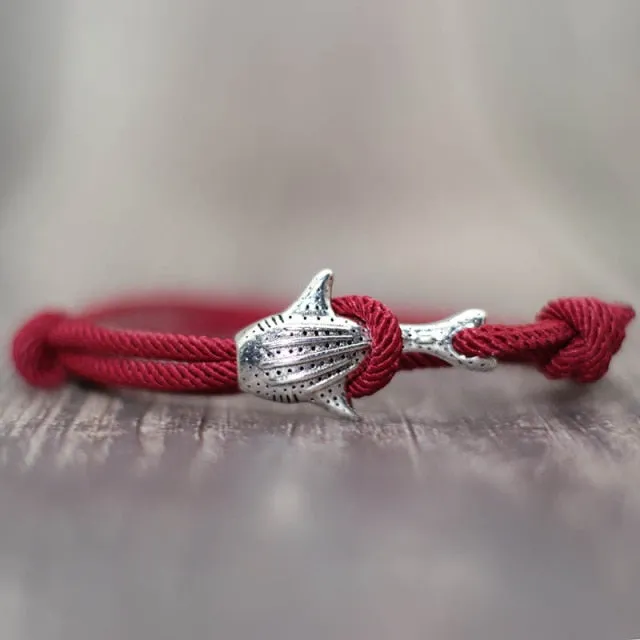 Save a Shark Bracelet | Whale Shark Milan Rope 14 Colors 🔥