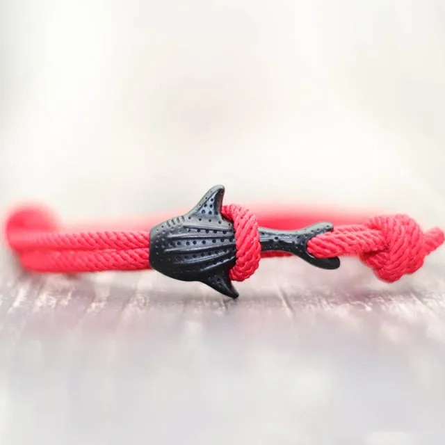 Save a Shark Bracelet | Whale Shark Milan Rope 14 Colors 🔥
