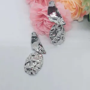 SHIMA- SILVERPLATED CONTEMPORARY EARRINGS