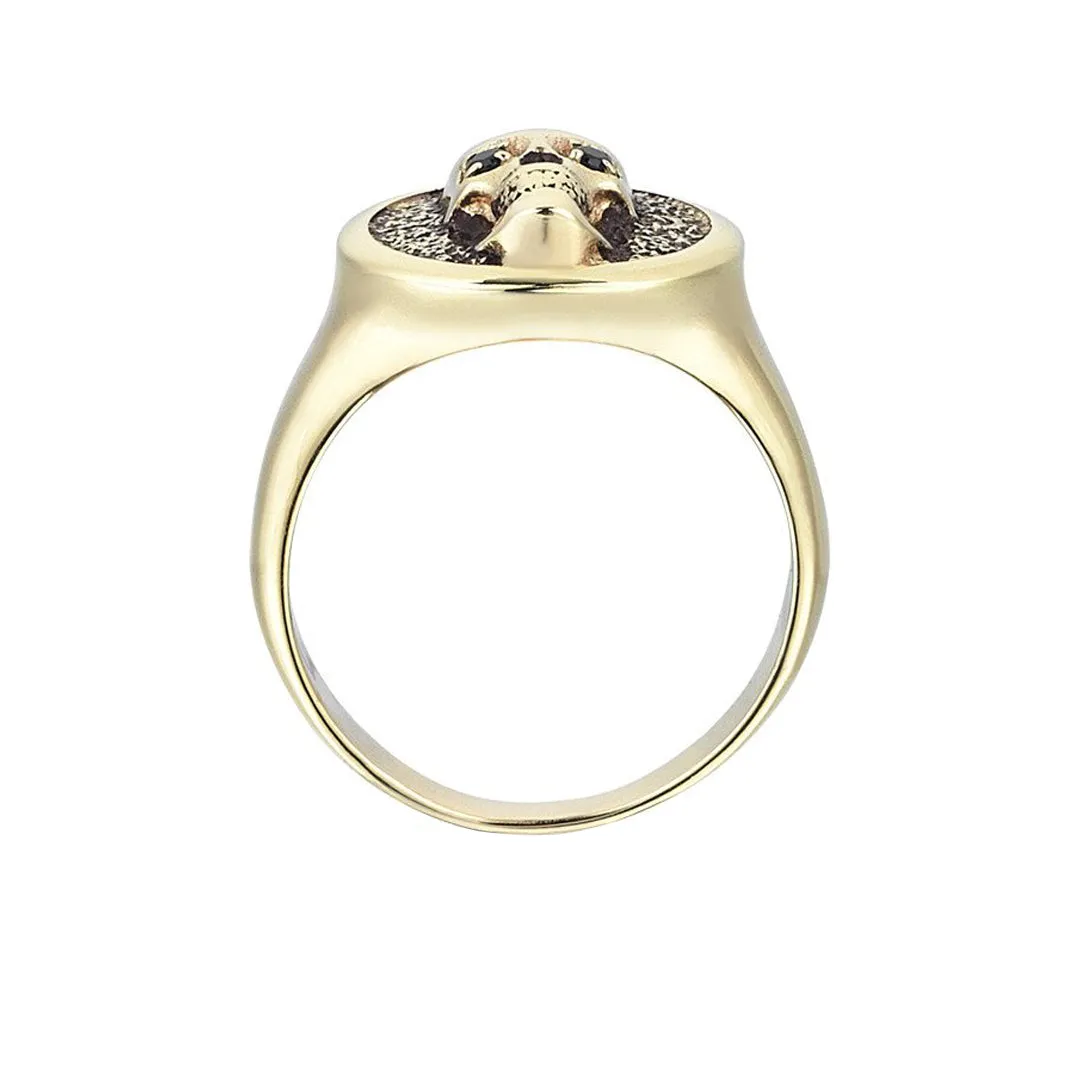 Skull Ring - Solid Gold