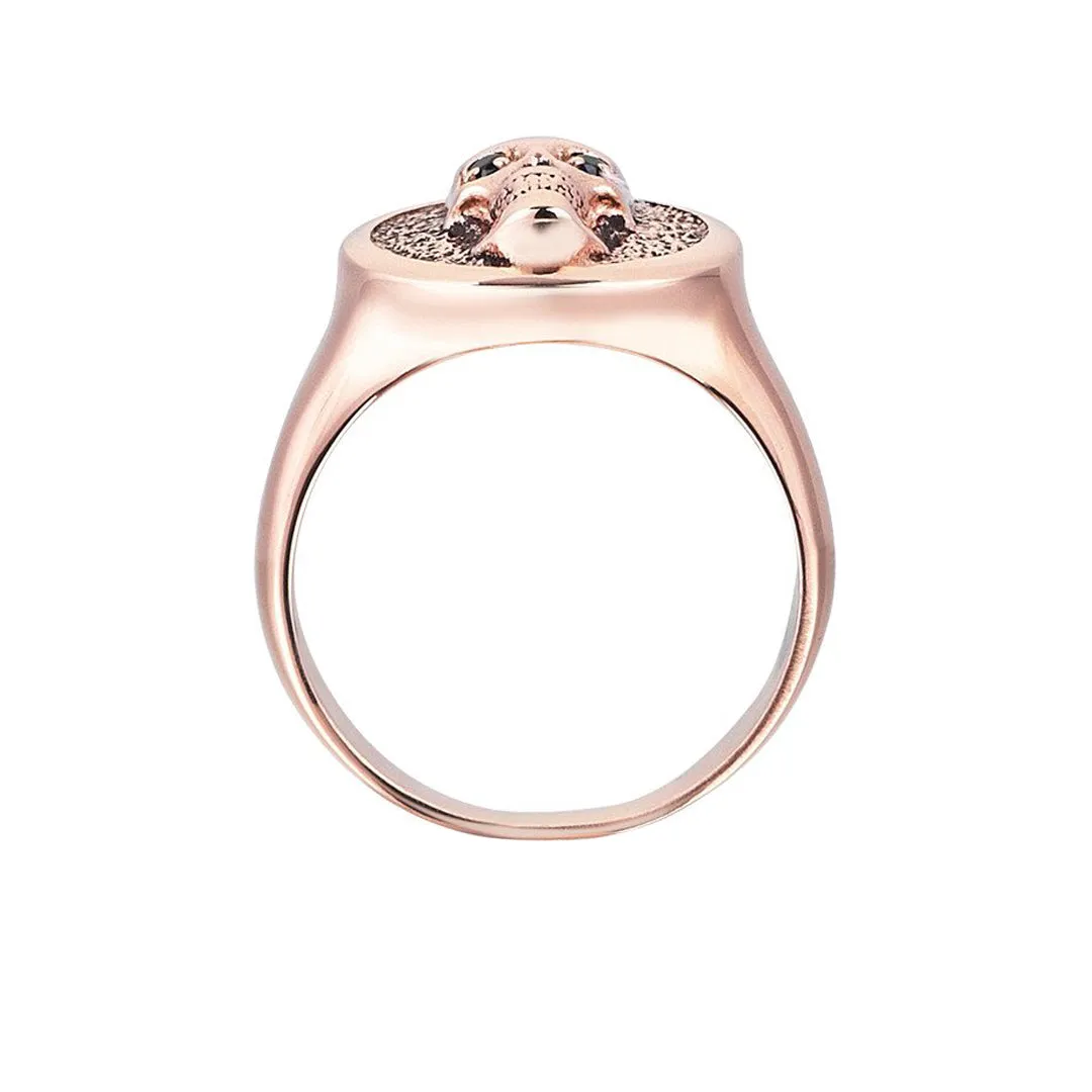 Skull Ring - Solid Gold